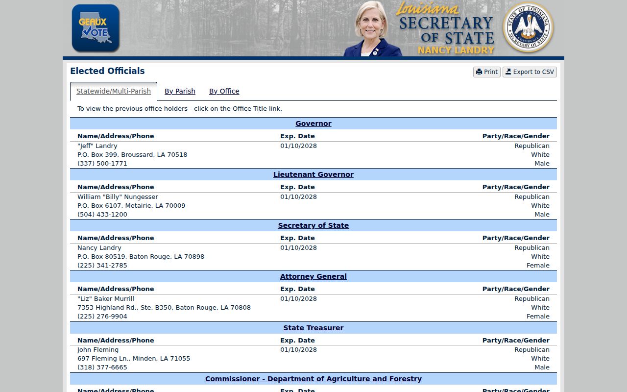 Official 33rd Judicial District Court listing for Allen Parish bench warrant records